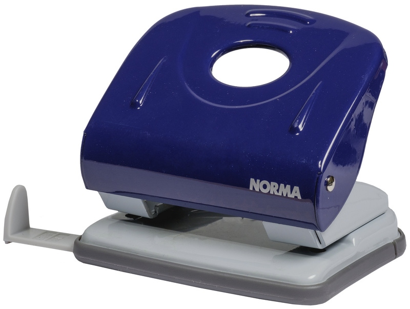 Діркопробивач NORMA (4346N), 30 аркушів, металевий, з лінійкою